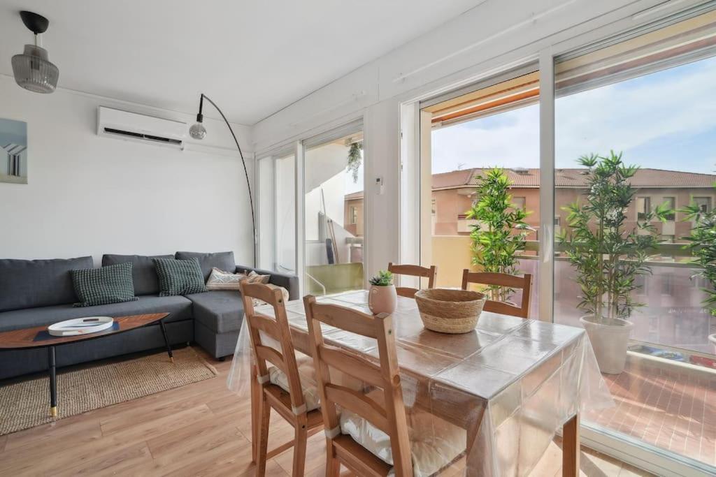 Charmant Appartement Vue Mer 7Eme - Plage 200M Marselha Exterior foto